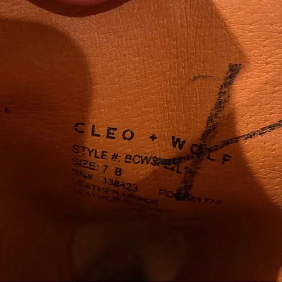 EUC Cleo + Wolf Ivy Western Boots  Leather Womens Size 7B In Tan Msrp $230 - Picture 9 of 10
